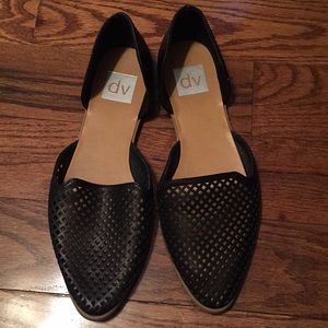 Dolce Vita Black Cutout D'Orsay Flats